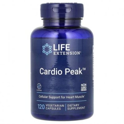 Life Extension, Cardio Peak, 120 вегетарианских капсул / Препараты на основе трав | Аптека | V4.Ru: Маркетплейс