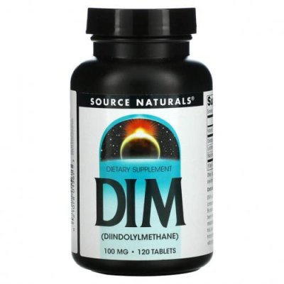 Source Naturals, DIM (дииндолилметан), 100 мг, 120 таблеток / Дииндолилметан (DIM) | Аптека | V4.Ru: Маркетплейс