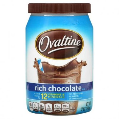 Ovaltine, Густое какао, 12 унций (340 г) / Напитки, дети | Аптека | V4.Ru: Маркетплейс