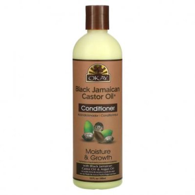 Okay Pure Naturals, Black Jamaican Castor Oil, черное ямайское касторовое масло, кондиционер, 355 мл (12 жидк. унций) / Кондиционер | Аптека | V4.Ru: Маркетплейс