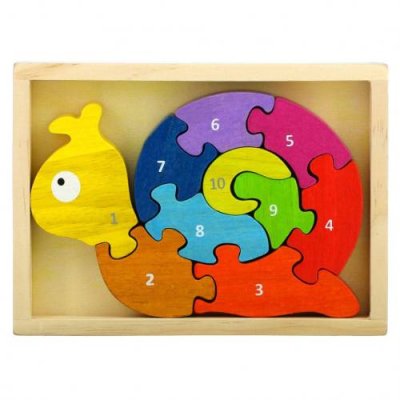 Begin Again Toys, Number Snail, Teach & Play Puzzle, 2+ Years, 10 шт. / Игрушки | Аптека | V4.Ru: Маркетплейс