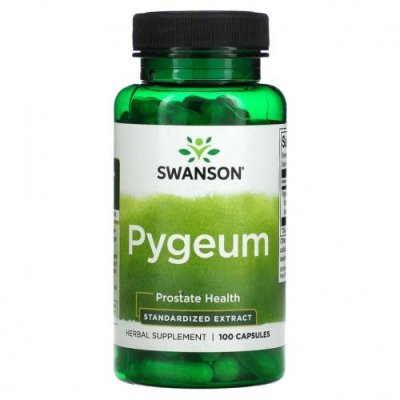 Swanson, Pygeum, Prostate Health, 100 Capsules / Предстательная железа | Аптека | V4.Ru: Маркетплейс