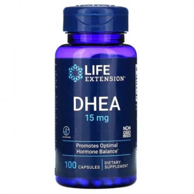 Life Extension, ДГЭА, 15 мг, 100 капсул / DHEA | Аптека | V4.Ru: Маркетплейс