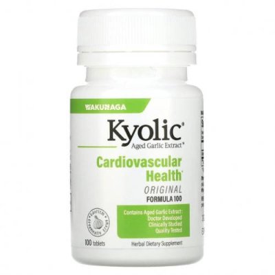 Kyolic, Aged Garlic Extract, Formula 100, 100 Tablets / Чеснок | Аптека | V4.Ru: Маркетплейс