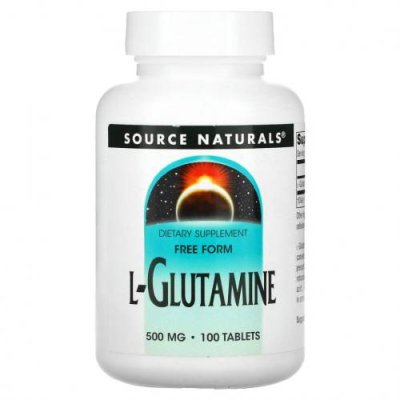 Source Naturals, L-глутамин, 500 мг, 100 таблеток / L-глютамин | Аптека | V4.Ru: Маркетплейс