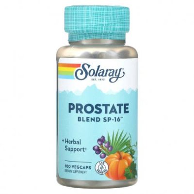 Solaray, Prostate Blend SP-16, 100 капсул с растительной оболочкой / Предстательная железа | Аптека | V4.Ru: Маркетплейс