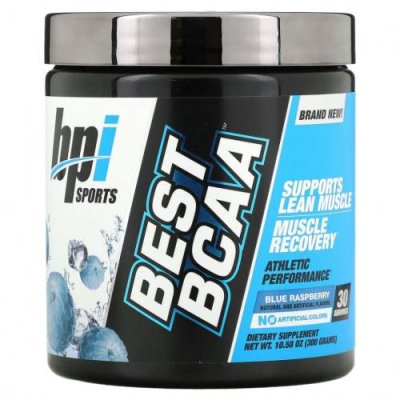 BPI Sports, Best BCAA, голубая малина, 300 г (10,58 унций) / BCAA | Аптека | V4.Ru: Маркетплейс