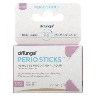 Dr. Tung's, Perio Sticks, X-Thin, 100 зубочисток / Зубочистки | Аптека | V4.Ru: Маркетплейс