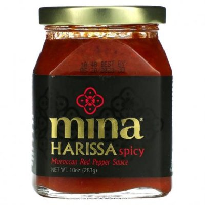 Mina, Harissa Spicy, марокканский соус из красного перца, 283 г (10 унций) / Паста и соус с карри | Аптека | V4.Ru: Маркетплейс