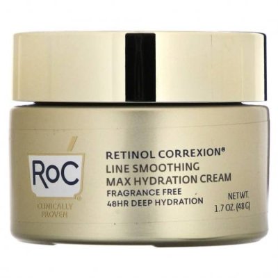 RoC, Retinol Correxion, крем для максимального увлажнения, без отдушек, 48 г (1,7 унции) / Дневные увлажняющие средства и кремы | Аптека | V4.Ru: Маркетплейс