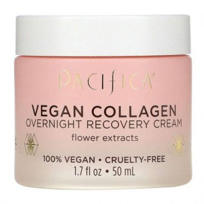 Pacifica, Vegan Collagen, ночной восстанавливающий крем, 50 мл (1,7 жидк. Унции) / Увлажняющие средства для лица | Аптека | V4.Ru: Маркетплейс