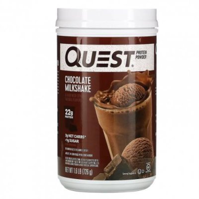 Quest Nutrition, Протеиновый порошок, шоколадный молочный коктейль, 726 г (1,6 фунта) / Сывороточные белковые смеси | Аптека | V4.Ru: Маркетплейс