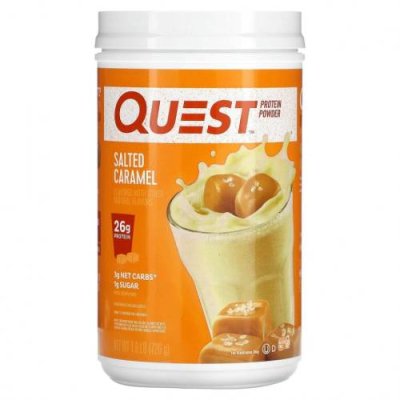 Quest Nutrition, протеиновый порошок, соленая карамель, 726 г (1,6 фунта) / Сывороточный белок | Аптека | V4.Ru: Маркетплейс