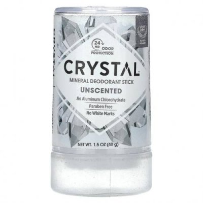 Crystal Body Deodorant, минеральный дезодорант-карандаш, без запаха, 40 г (1,5 унции) / Дезодоранты | Аптека | V4.Ru: Маркетплейс