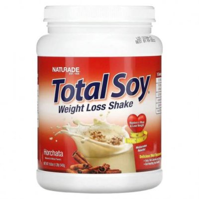 Naturade, Total Soy, коктейль для похудения, орчата, 540 г (1,2 фута) / Заменители пищи | Аптека | V4.Ru: Маркетплейс