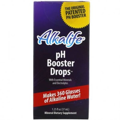 Alkalife, pH Booster Drops, 1.25 fl oz (37 ml) / Гидратация и электролиты | Аптека | V4.Ru: Маркетплейс