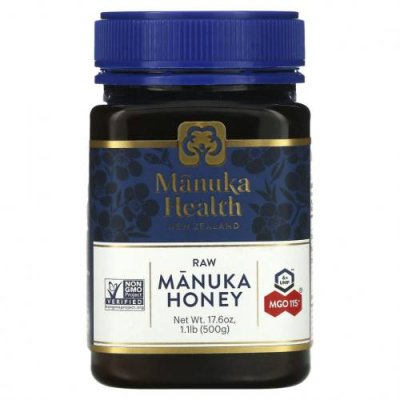 Manuka Health, Мед манука, MGO 115+, 500 г (1,1 фунта) / Мед манука | Аптека | V4.Ru: Маркетплейс