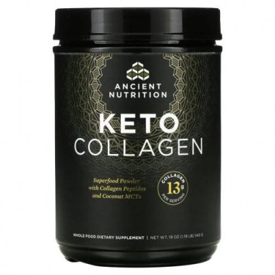 Dr. Axe / Ancient Nutrition, Keto Collagen, 540 г (1,19 фунта) / Коллаген, добавки | Аптека | V4.Ru: Маркетплейс