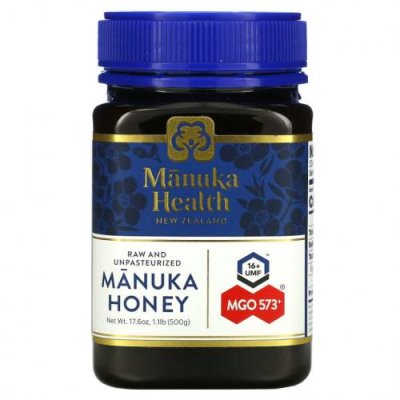 Manuka Health, мед манука, MGO 573+, 500 г (17,6 унции) / Мед манука | Аптека | V4.Ru: Маркетплейс