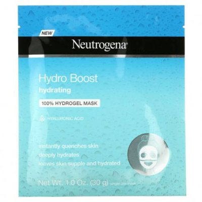 Neutrogena, Hydro Boost, увлажняющая косметическая маска, 1 маска для одноразового использования, 30 г (1,0 унция) / Увлажняющие маски | Аптека | V4.Ru: Маркетплейс