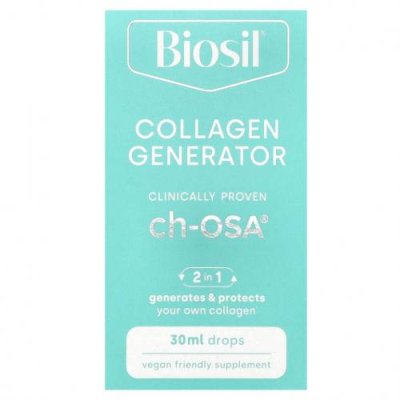 BioSil by Natural Factors, ch-OSA, улучшенный источник коллагена, 30 мл (1 жидк. унция) / Диоксид кремния и ортокремниевая кислота | Аптека | V4.Ru: Маркетплейс