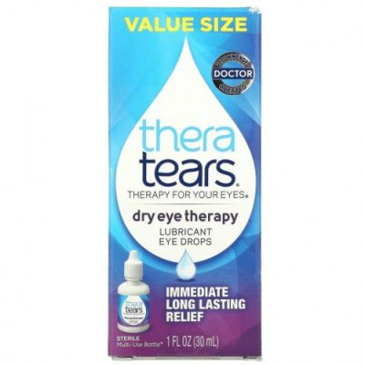 TheraTears, Dry Eye Therapy, глазные капли со смазкой, 30 мл (1 жидк. Унция) / Капли для глаз | Аптека | V4.Ru: Маркетплейс