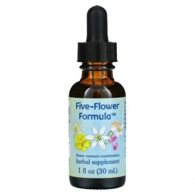 Flower Essence Services, Five-Flower Formula, смесь цветочных эссенций, 30 мл (1 жидк. унция) / Цветочные препараты | Аптека | V4.Ru: Маркетплейс