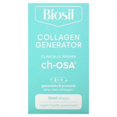 BioSil by Natural Factors, ch-OSA Advanced Collagen Generator, 15 мл (0,5 жидкой унции) / Диоксид кремния и ортокремниевая кислота | Аптека | V4.Ru: Маркетплейс