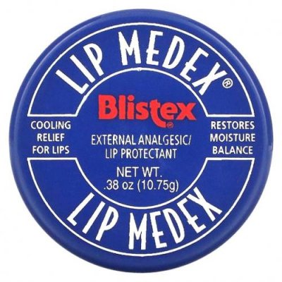 Blistex, Lip Medex, наружное обезболивающее средство для защиты губ, 10,75 г (0,38 унции) / Заживляющие средства | Аптека | V4.Ru: Маркетплейс