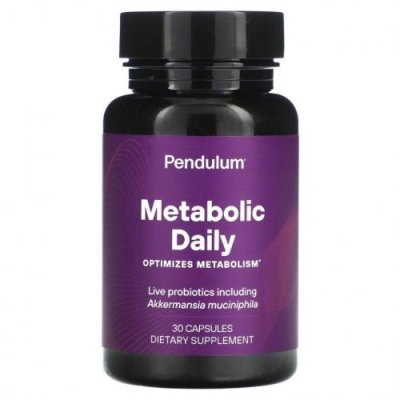 Pendulum, Metabolic Daily, с бактерией Akkermansia, 30 капсул / Аккермансия (Akkermansia) | Аптека | V4.Ru: Маркетплейс