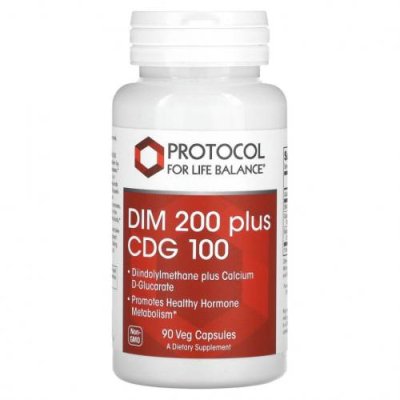 Protocol for Life Balance, DIM 200 Plus CDG 100`` 90 растительных капсул / Дииндолилметан (DIM) | Аптека | V4.Ru: Маркетплейс