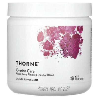 Thorne Research, Ovarian Care, поддержка женского здоровья, ягодное ассорти, 236 г (8,32 унции) / Женское здоровье | Аптека | V4.Ru: Маркетплейс