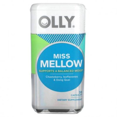 OLLY, Miss Mellow, 30 капсул / Женские гормональные средства | Аптека | V4.Ru: Маркетплейс