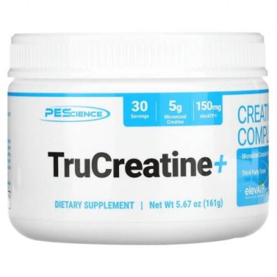 PEScience, TruCreatine +, креатиновый комплекс, 161 г (5,67 унции) / Моногидрат креатина | Аптека | V4.Ru: Маркетплейс