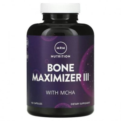 MRM, Nutrition, Bone Maximizer III с МКГА, 150 капсул / Формулы для Костей | Аптека | V4.Ru: Маркетплейс