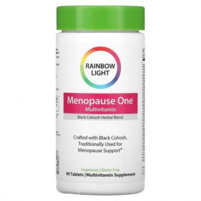 Rainbow Light, Menopause One, мультивитаминный комплекс на пищевой основе, 90 таблеток / Женские гормональные средства | Аптека | V4.Ru: Маркетплейс