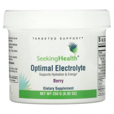 Seeking Health, Optimal Electrolyte, ягодный, 250 г (8,82 унции) / Гидратация и электролиты | Аптека | V4.Ru: Маркетплейс