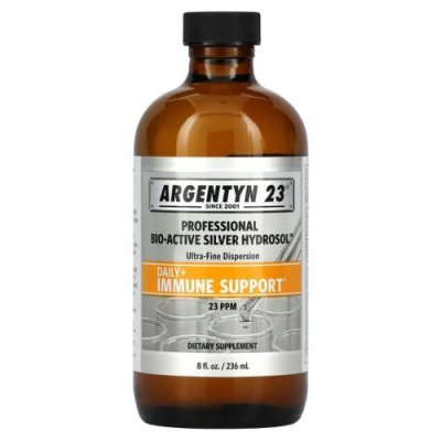 Sovereign Silver, Argentyn 23, Professional Bio-Active Silver Hydrosol, 236 мл (8 жидких унций) / Серебро | Аптека | V4.Ru: Маркетплейс