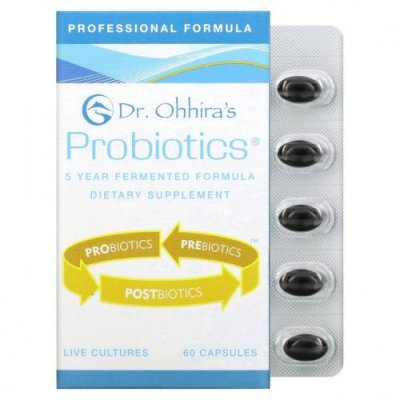 Dr. Ohhira's, Probiotics, Professional Formula, 60 капсул / Пробиотики | Аптека | V4.Ru: Маркетплейс