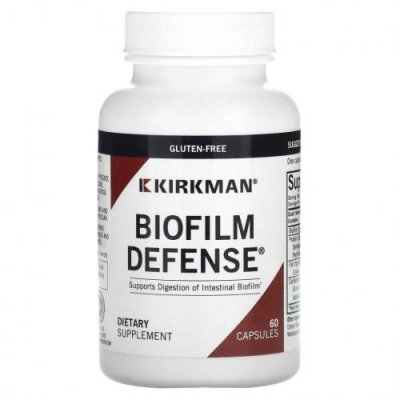 Kirkman Labs, Biofilm Defense, 60 капсул / Пищеварительные ферменты | Аптека | V4.Ru: Маркетплейс