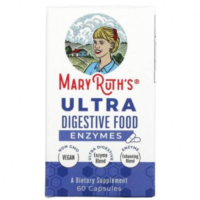 MaryRuth Organics, Ultra Digestive Food, ферменты, 60 капсул / Пищеварительные ферменты | Аптека | V4.Ru: Маркетплейс