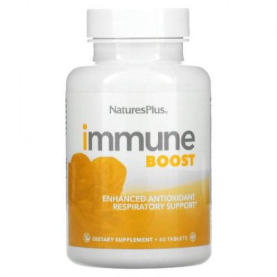 NaturesPlus, Immune Boost, Enhanced Antioxidant Respiratory Support, 60 Tablets / Антиоксидантные формулы | Аптека | V4.Ru: Маркетплейс