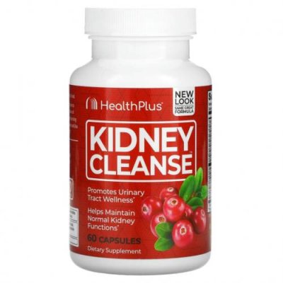 Health Plus, Kidney Cleanse, очищение почек, 60 капсул / Пищевые добавки | Аптека | V4.Ru: Маркетплейс