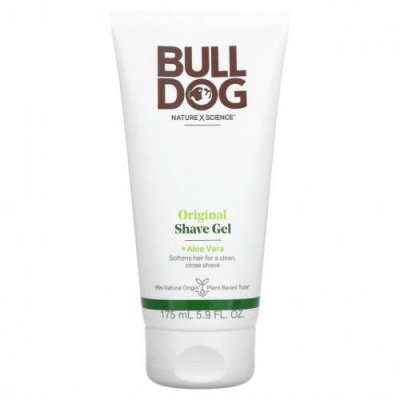 Bulldog Skincare For Men, гель для бритья с натуральными компонентами, 175 мл (5,9 жидк. унций) / Мужской крем для бритья | Аптека | V4.Ru: Маркетплейс