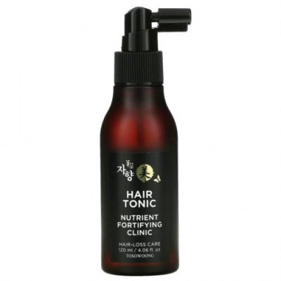 Tosowoong, Hair Tonic, Nutrient Fortifying Clinic, против выпадения волос, 120 мл (4,06 жидк. Унции) / Масло и сыворотка | Аптека | V4.Ru: Маркетплейс