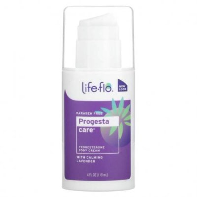 Life-flo, Progesta-Care, крем для тела с прогестероном и лавандой, 118 г (4 жидк. унции) / Женские гормональные средства | Аптека | V4.Ru: Маркетплейс