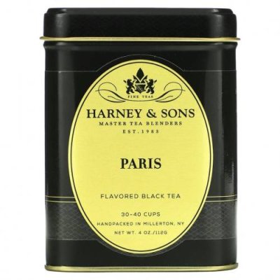 Harney & Sons, Paris, черный чай, 112 г (4 унции) / Черный чай | Аптека | V4.Ru: Маркетплейс