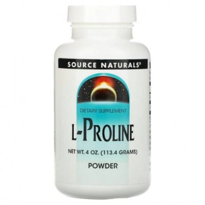 Source Naturals, L-пролин в порошке, 113,4 г (4 унции) / L-пролин | Аптека | V4.Ru: Маркетплейс