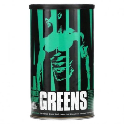 Universal Nutrition, Animal Greens, усиленная формула с зеленью, 30 пакетиков / Добавки для физической активности | Аптека | V4.Ru: Маркетплейс