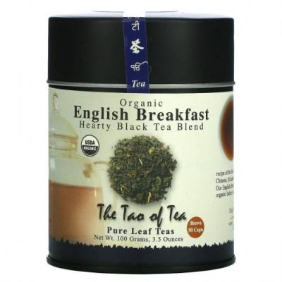 The Tao of Tea, 100% органический английский черный чай для завтрака 3.5 унции (100 г) / Черный чай | Аптека | V4.Ru: Маркетплейс